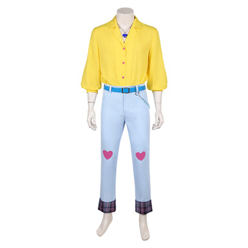KPop Demon Hunters Romance Yellow Outfits Cosplay Costume Halloween Carnival Suit